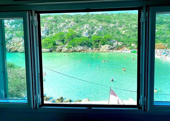 Primera Línea De Playa En Cala En Porter Apartamento